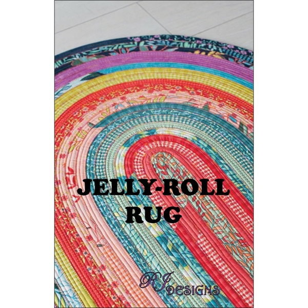Jelly Roll Rug - Pattern-jelly roll pattern R J Designs