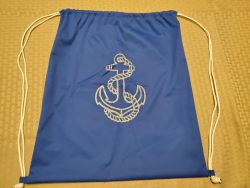 Cinch SaK blue with anchor-