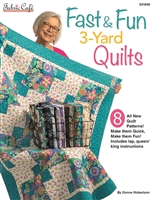 Fast & Fun 3 Yard Quilts-Fast & Fun 3-Yard Quilts - Pattern Book

by Donna Robertson of Fabric Cafe