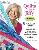 Quilts in a Jiffy 3-Yard Quilts-Quilts in a Jiffy 3-Yard Quilts - Pattern Book

by Donna Robertson of Fabric Cafe
