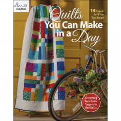 Annie's- Quilts You Can Make in a Day-Quilts You Can Make in a Day
Vendor : Annie's Publishing
Product Type : Quilting
Materials : Softcover
Count : 48 pages
Size : 8-1/2 x 11