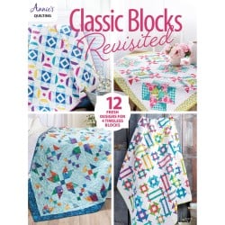 Annie's- Classic Blocks Revisited-Find a fresh collection of tried-and-true blocks designed with a new spin! The classic Churn Dash, Ohio Star, Jacob's Ladder and Pinwheel blocksare on display with new looks and eye-catching patterns. Enjoy your favorites in new ways, or feel inspired to make your own refreshed design!
Vendor : Annie's Publishing
Product Type : Big Block & Panel, Quilting
Count : 48 pages
Size : 8-1/2 x 11