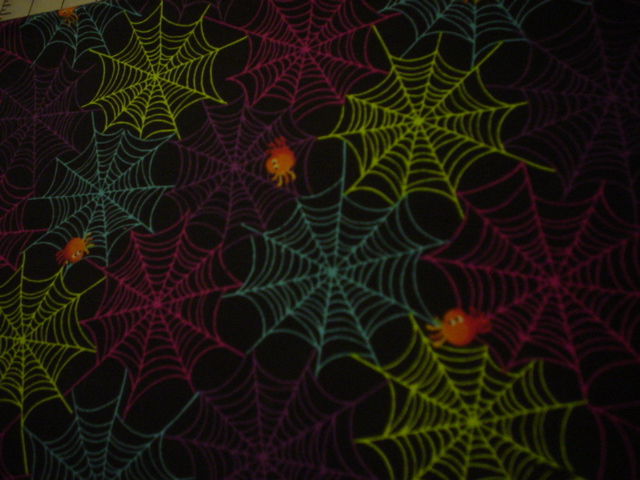 Halloween Spider Webs-halloween, spider webs, spiders, purple, green, blue, black
