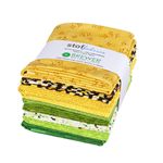 Stof Yellow Green Fat Quarter Bundle 9pk-Product Details
Stof Fabrics Quilter's Coordinates Bundle contains 9 FAT QUARTERS of assorted yellow and green prints. Quilters Coordinates by Stof are 100% Cotton-Oeko-tex certified fabrics. Pre-cut.
Specifications

Brand
Stof A/S Fabrics
