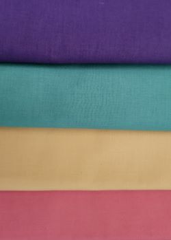 Solids Medium Tone Colorway Half yard Bundle-Solids, fabric, riley blake, half yard bundle, Purple, teal, yellow orange, Salmon, yardage